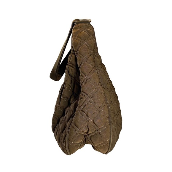Vera Bradley Brown Espresso Quilted Microfiber Shoulder Handbag Purse Tote BOGO - Picture 6 of 6